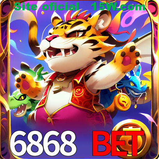 Imagem promocional da 6868 Bet mostrando a plataforma e suas vantagens